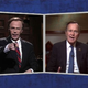 Dana Carvey and George H.W. Bush on SNL